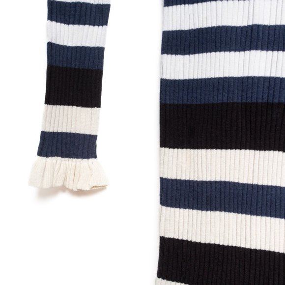 Opening Ceremony Multicolored Striped Knit Bodycon Midi Dress - Size XS - Picture 9 of 13
